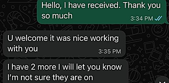 01 · In their words: client message